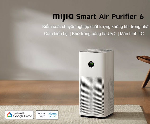 Máy lọc không khí Xiaomi Mijia Smart Air Purifier 6 EU BHR08MZEU Máy lọc không khí Xiaomi Mijia Smart Air Purifier 6 EU BHR08MZEU