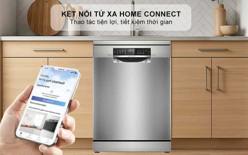 Kết nối thông minh Home Connect Máy rửa bát SMS6ZCI01P