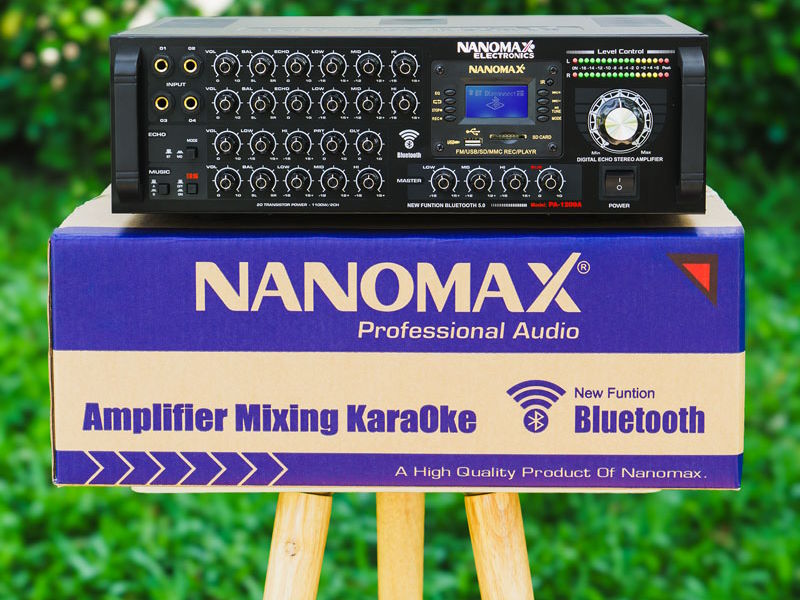 Amply karaoke 20 sò Nanomax PA-1209A