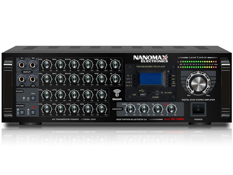 Amply karaoke 20 sò Nanomax PA-1209A