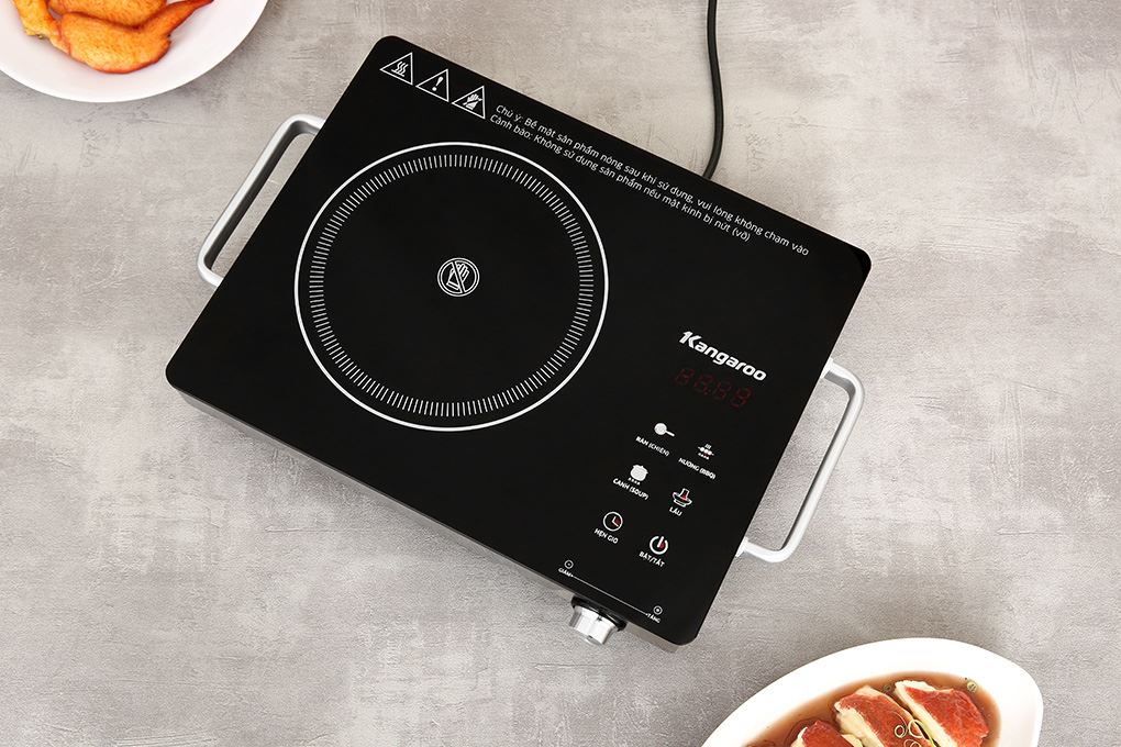 Bếp hồng ngoại đơn dùng mặt kính dễ vệ sinh Bếp hồng ngoại đơn