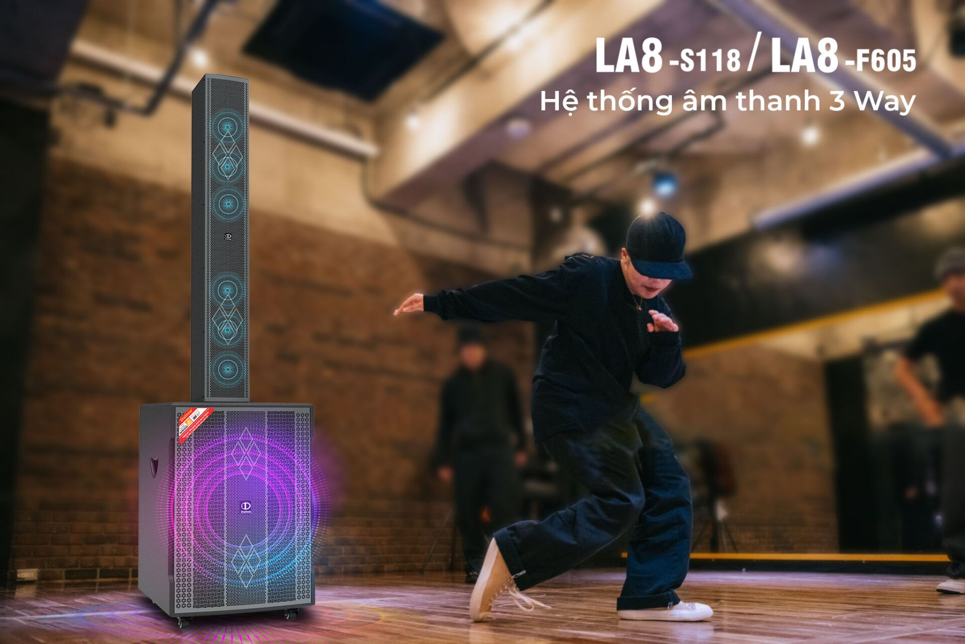 Hệ thống loa Dalton LA8-S118 & LA8-F605