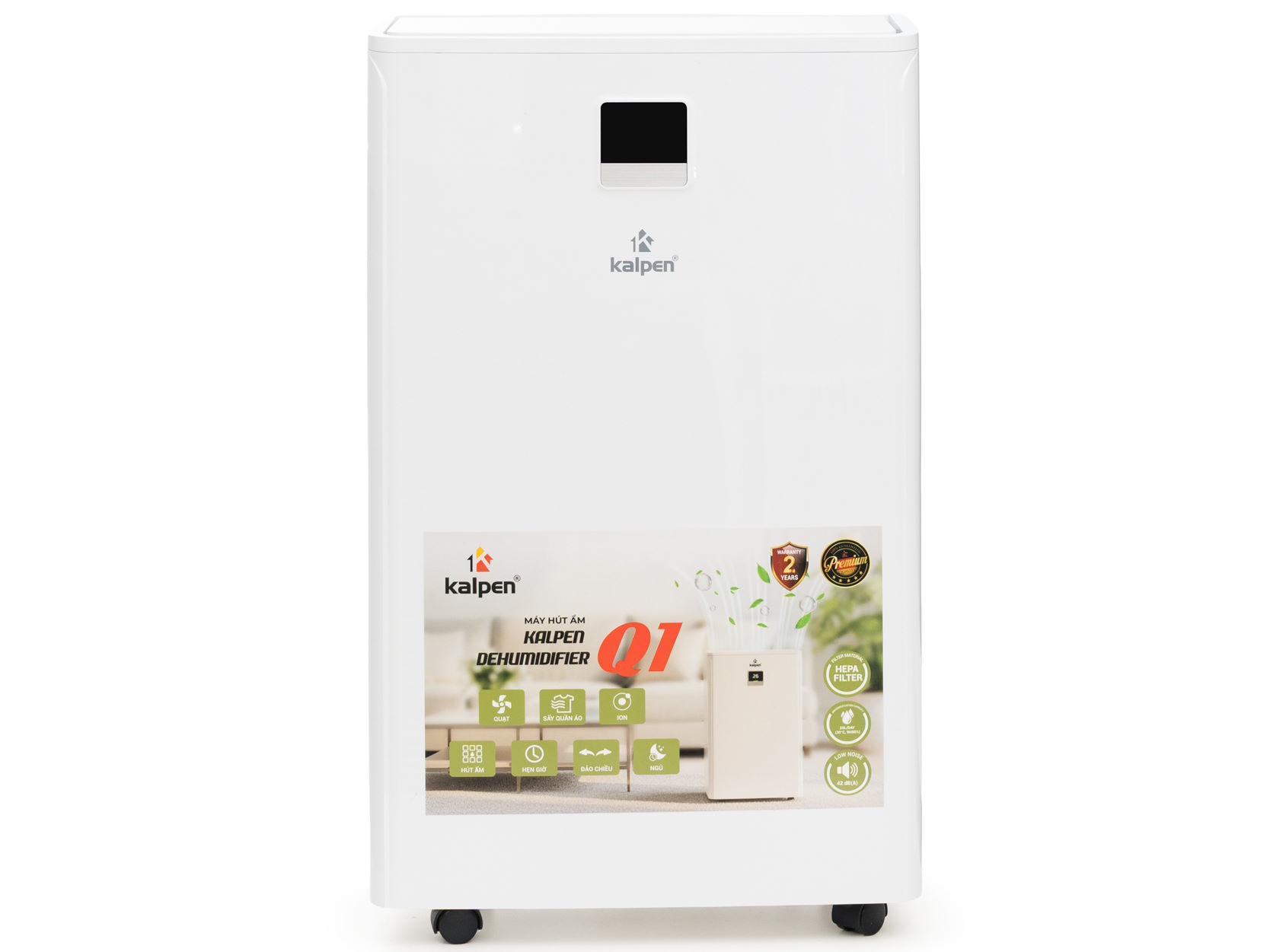 Máy hút ẩm kèm lọc không khí Kalpen Q1
