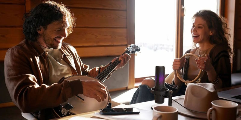  Microphone thu âm để bàn Boya K3