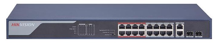 Switch Hikvision có vỏ làm từ kim loại sơn tĩnh điện Switch Hikvision