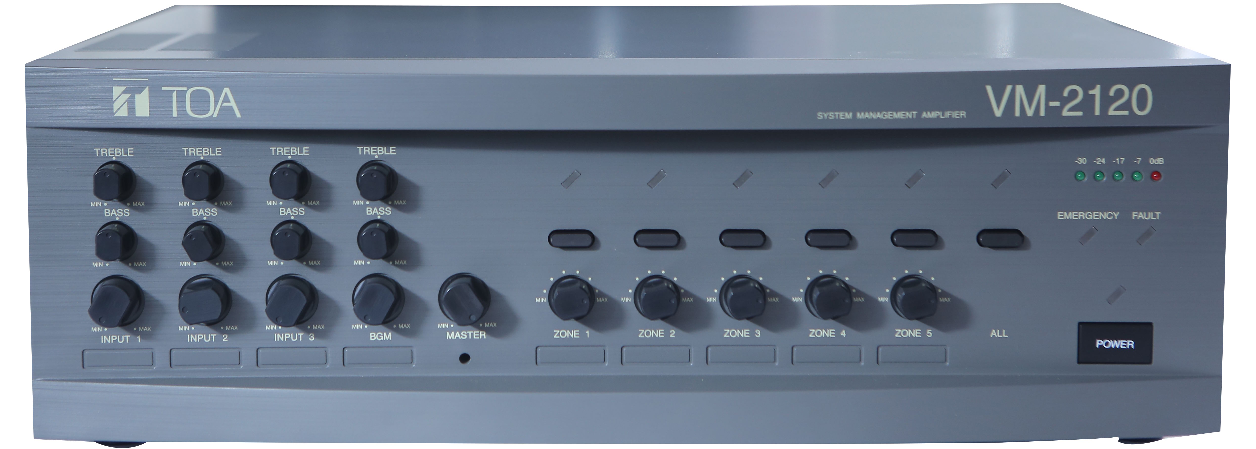 Tăng âm truyền thanh 120w TOA VM 2120