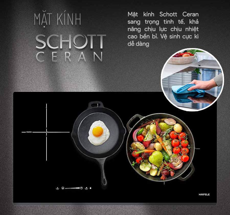 Bếp từ 3 vùng nấu Hafele HC-IF77D 536.61.665