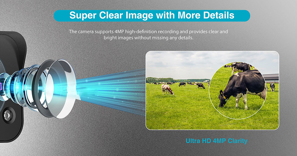 Dahua DH-IPC-HFW2441DG-4G-SP-B có độ phân giải cao Dahua DH-IPC-HFW2441DG-4G-SP-B