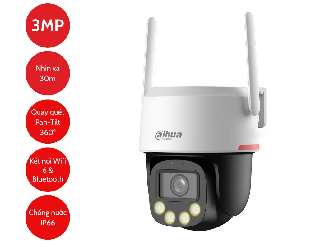 Camera có tầm quan sát xa 30m camera