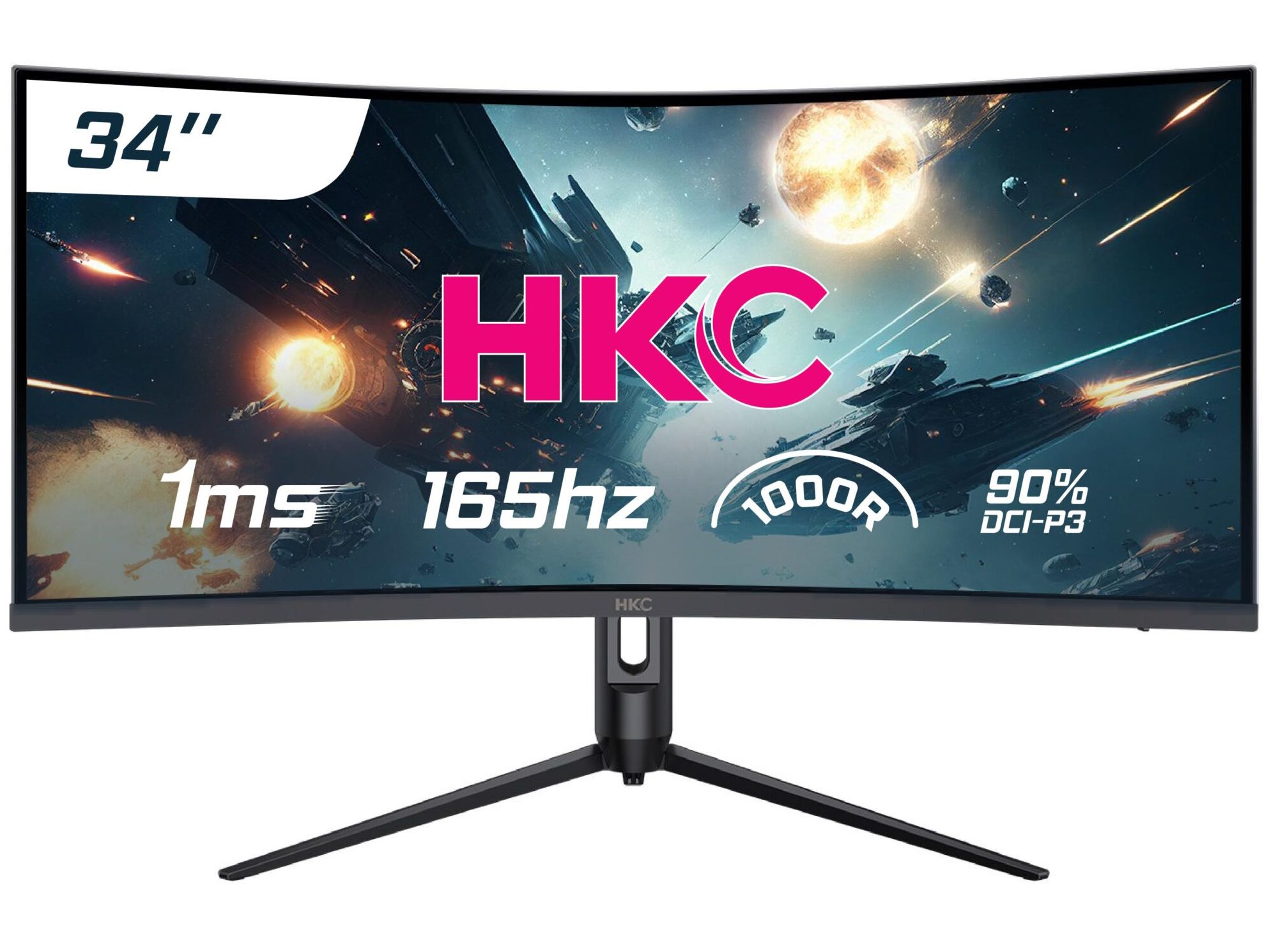 Màn hình cong 34″ HKC MG34H18Q