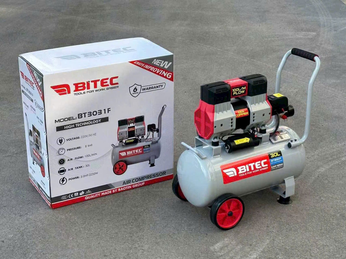 Máy nén khí không dầu Btec BT3031F