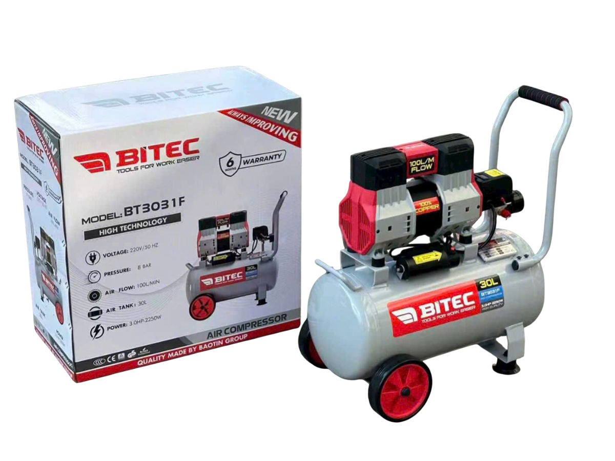 Máy nén khí không dầu Btec BT3031F