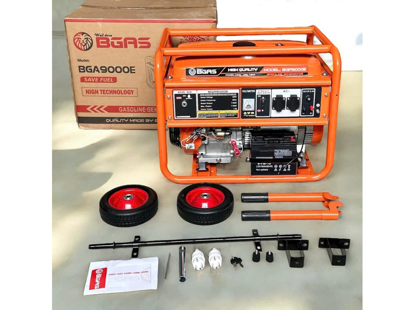 Máy phát điện chạy xăng BGAS BGA9000E (7KW)