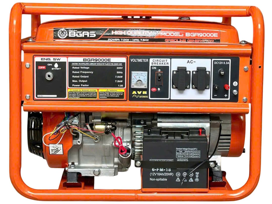 Máy phát điện chạy xăng BGAS BGA9000E (7KW)