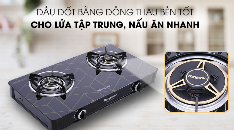 Bếp gas có đầu đốt bằng đồng Bếp gas dương