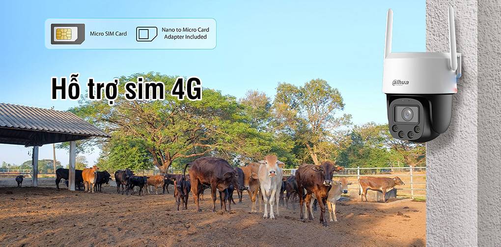 Camera dùng sim 4G Camera