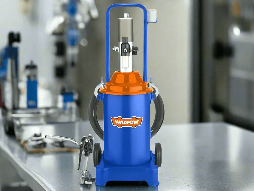 Máy bơm mỡ bôi trơn khí nén 12 lít Wadfow WAL1A12
