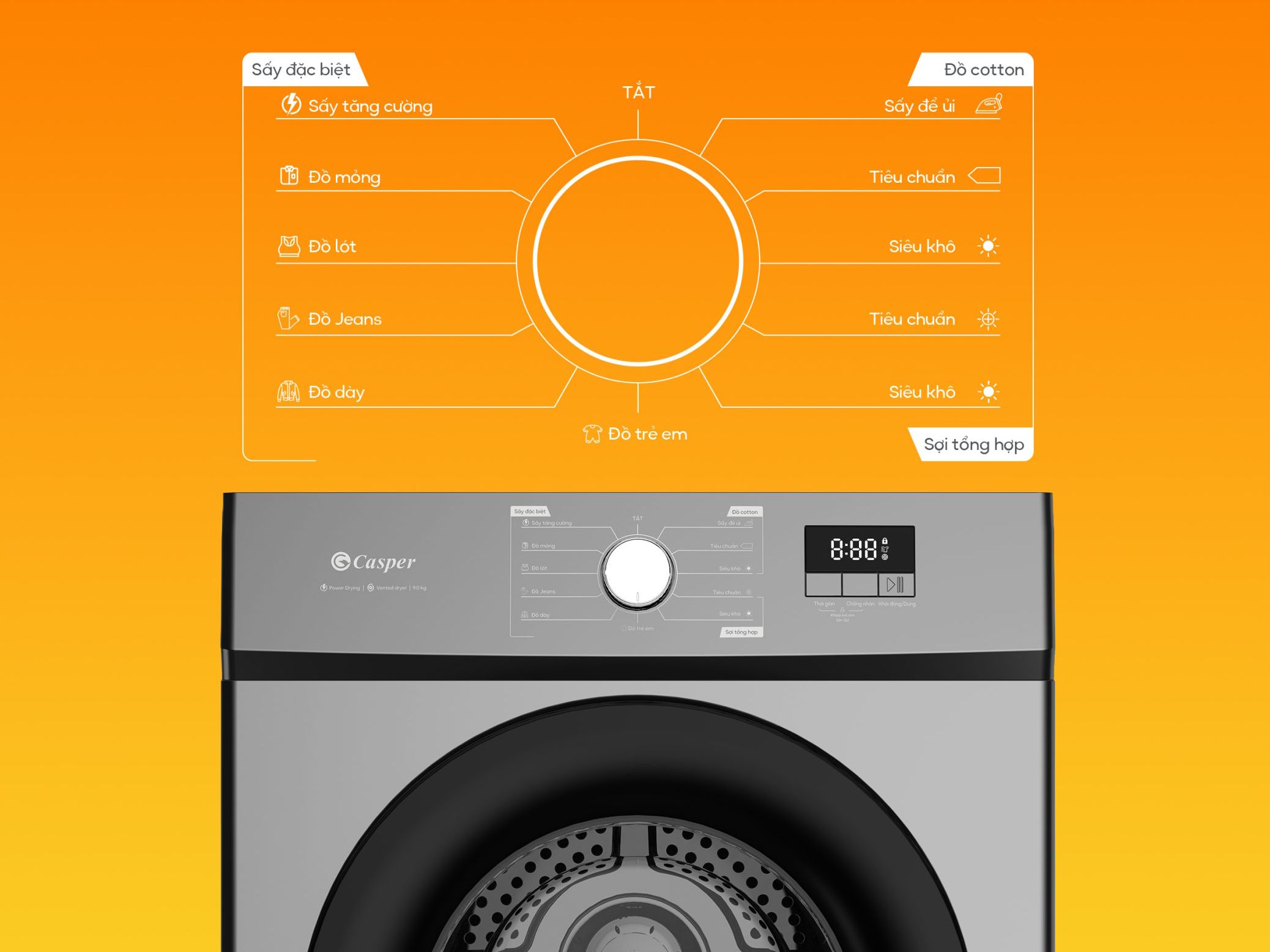 Máy sấy thông hơi 