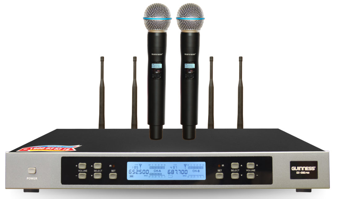Micro không dây Guinness GX-286 Pro Micro không dây Guinness GX-286 Pro