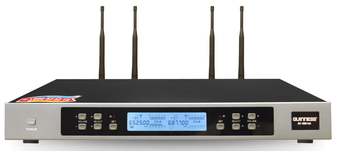 Guinness GX-286 Pro có màn hình LCD Guinness GX-286 Pro