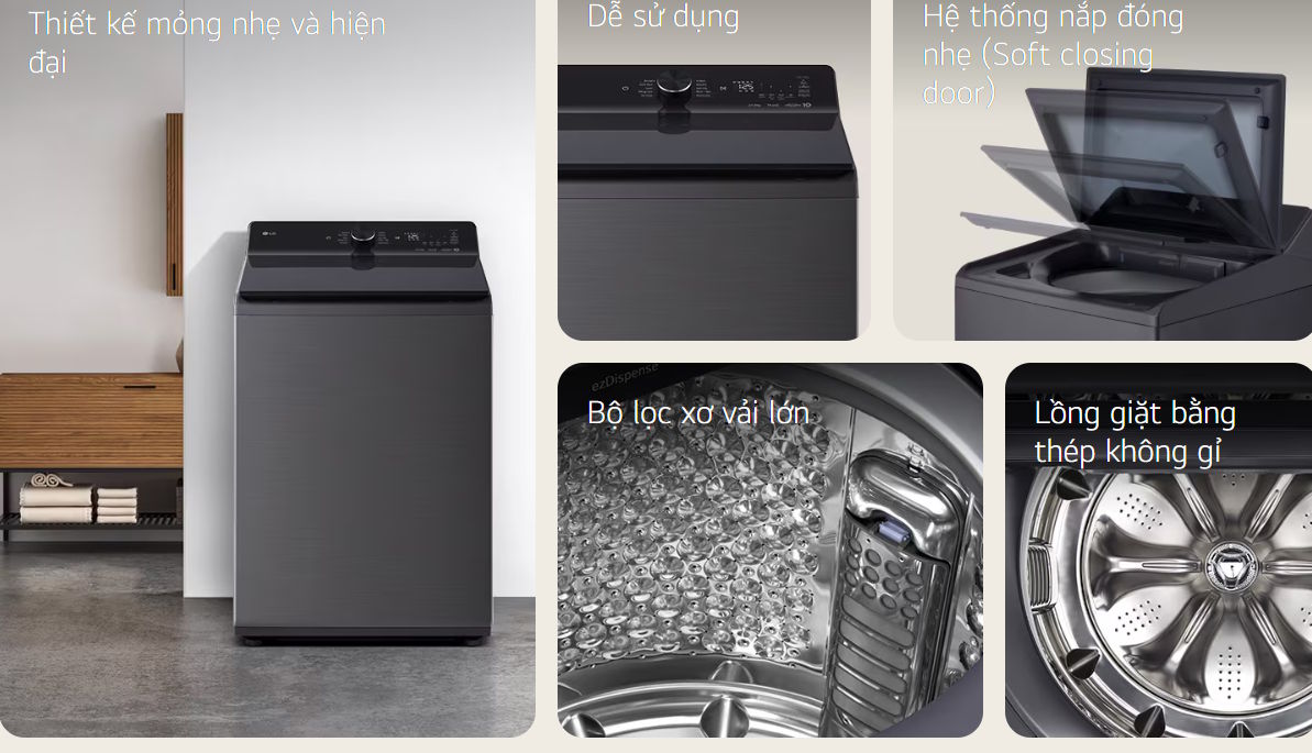 Máy giặt cửa trên