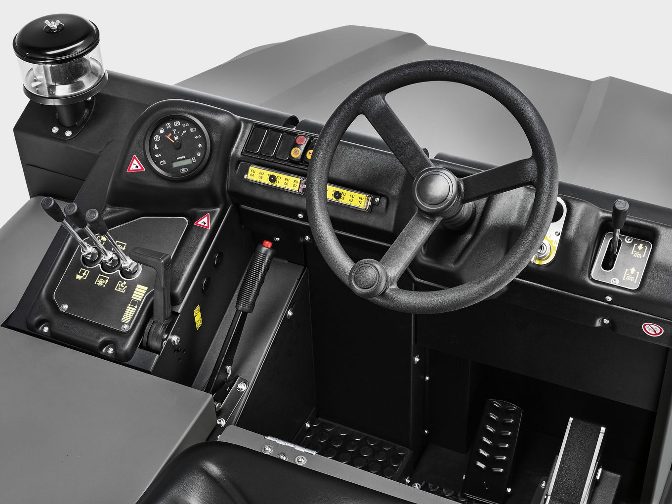 Xe quét rác ngồi lái