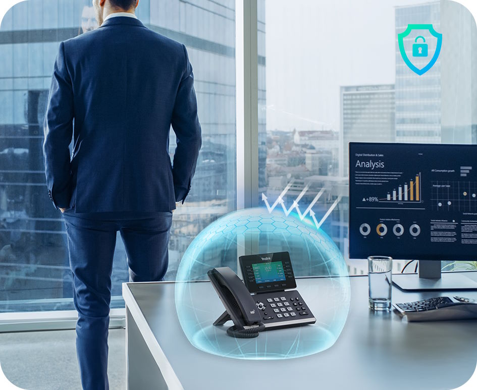 Bảo mật cao, hỗ trợ IPv6 Yealink T33G