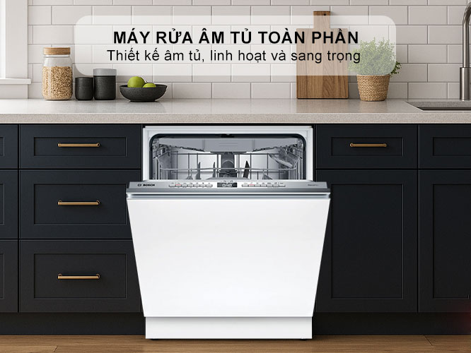Máy rửa bát âm toàn phần Bosch SMV4HCX19E 
