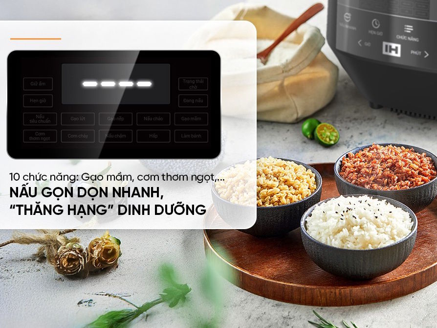 Nồi cơm điện cao tần Sunhouse  