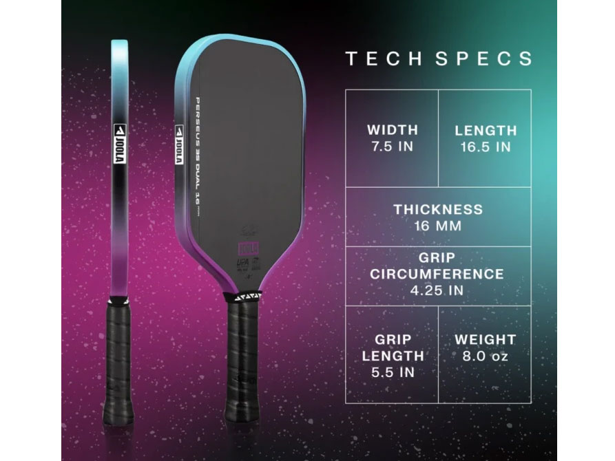 Vợt Pickleball Joola Perseus 3S Dual 16mm