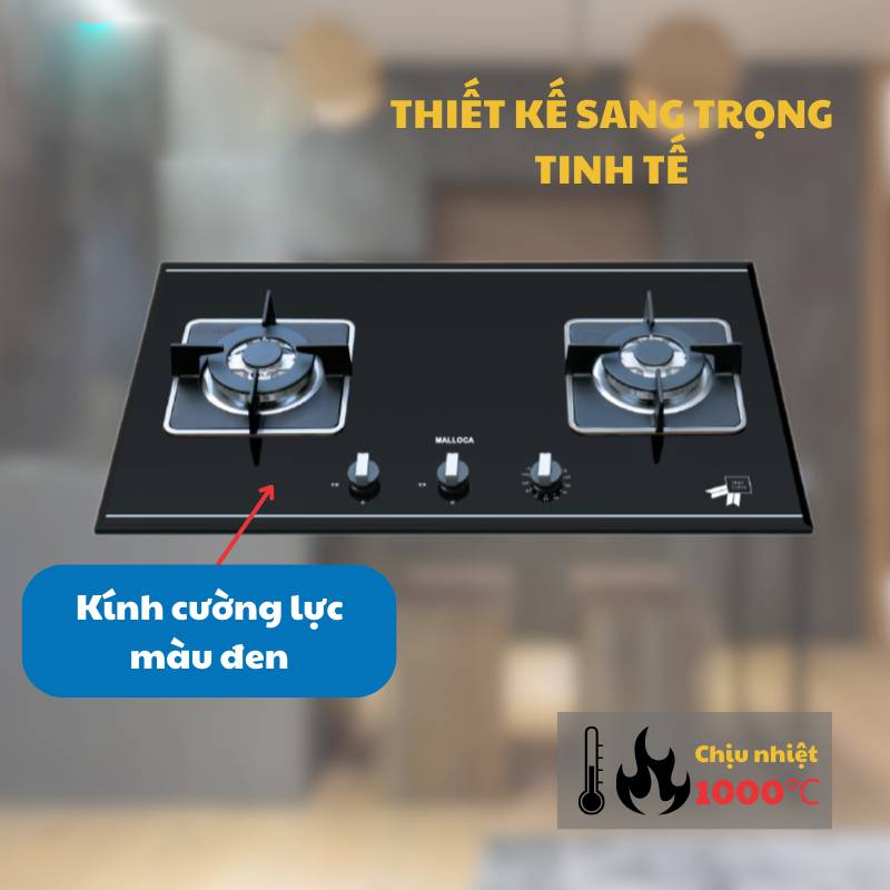 Bếp gas âm Malloca AS 9402B Bếp gas âm Malloca AS 9402B