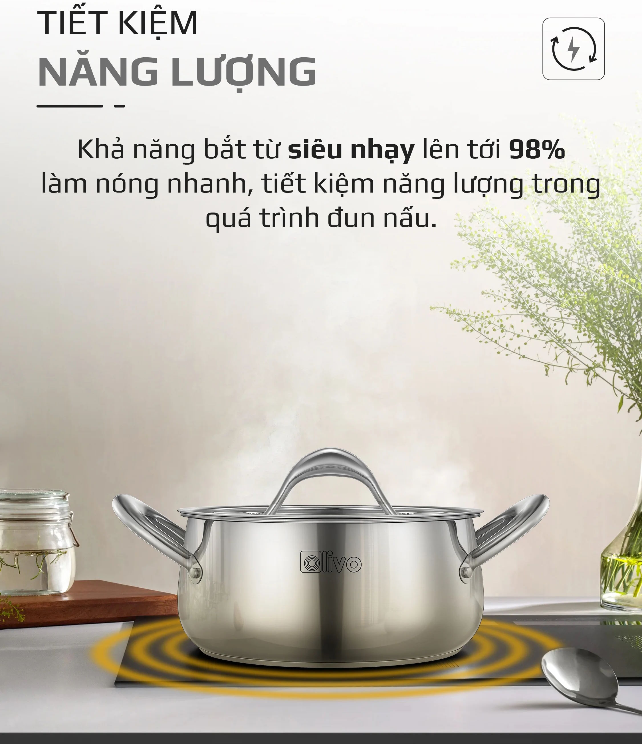 Nồi Olivo Chef’s Premium CP2010