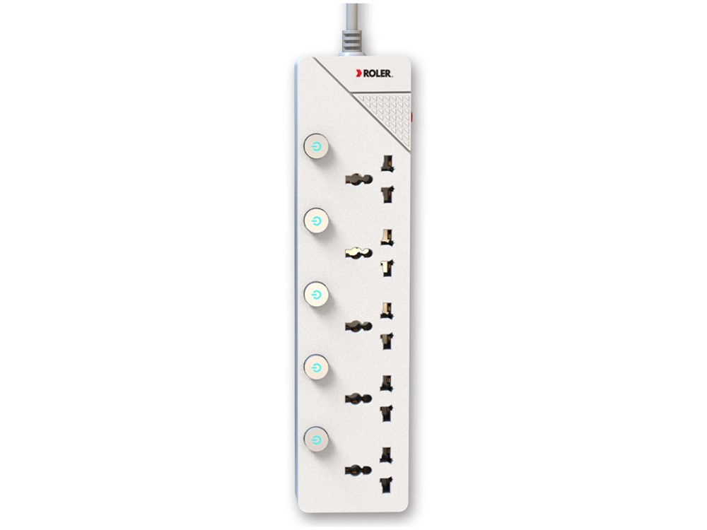 Ổ cắm điện 5 lỗ cắm Roler RES-1002.5 Ổ cắm điện 5 lỗ cắm Roler RES-1002.5