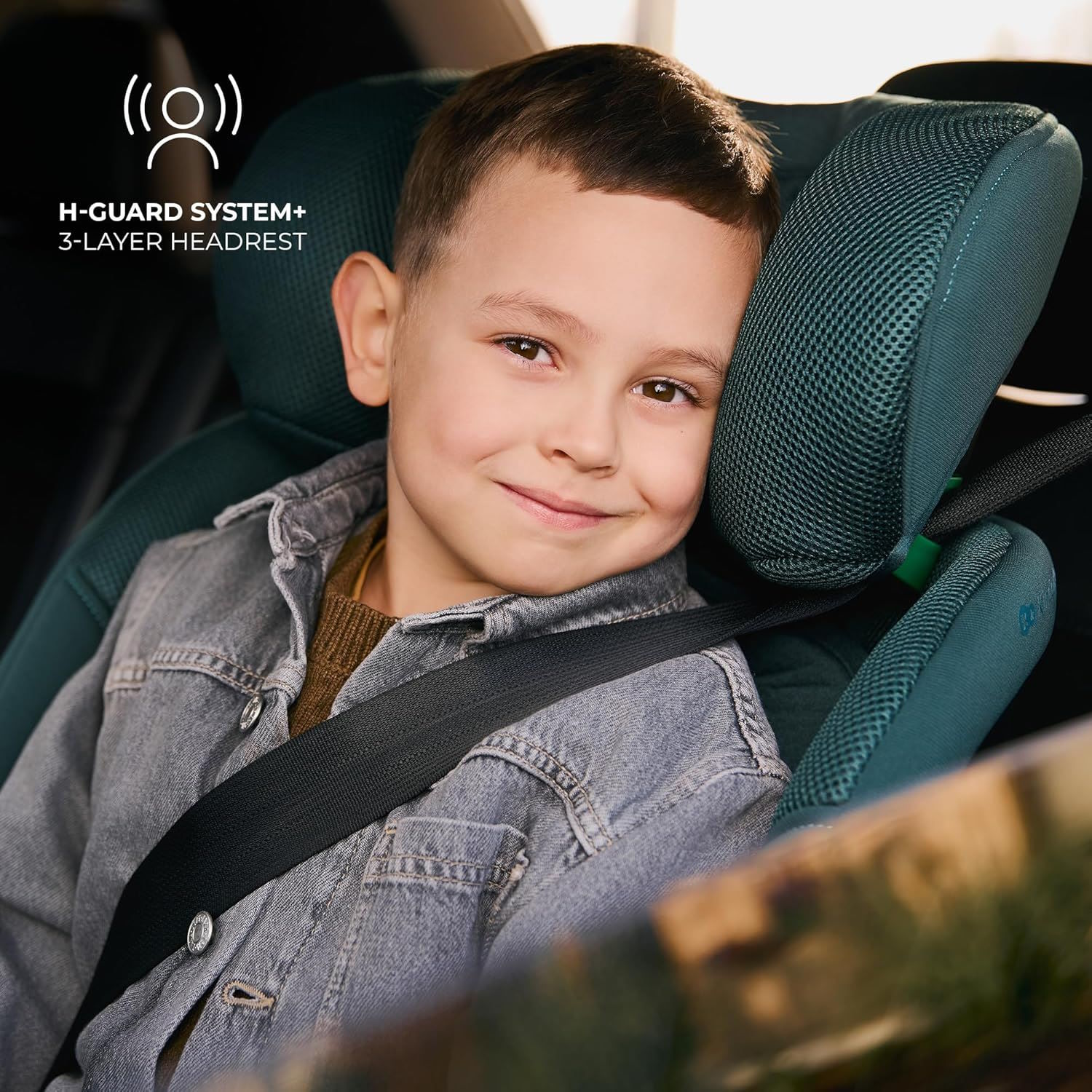 Hệ thống an toàn H-GUARD+ và SPS+ – bảo vệ toàn diện từ mọi hướng Kinderkraft XRIDER 2 i-Size