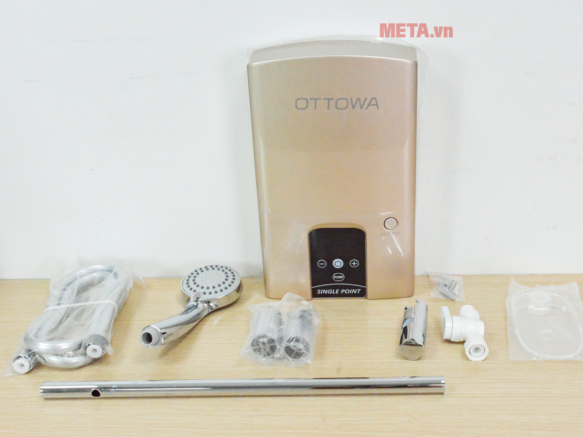 Bộ sản phẩm đầy đủ của máy nước nóng trực tiếp OTTOWA