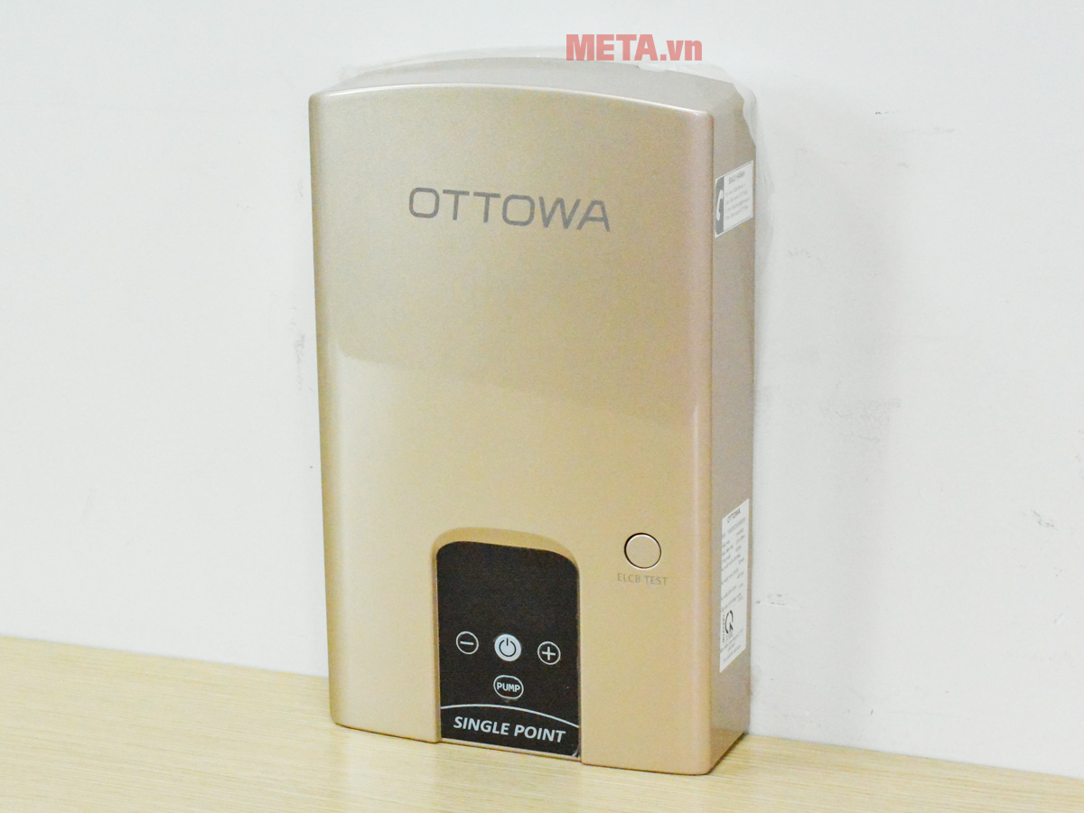 Máy nước nóng OTTOWA TH45P02 sở hữu thiết kế nhỏ gọn