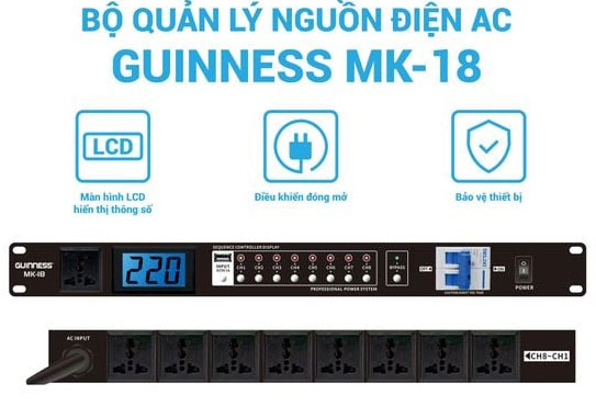 Bộ quản lý nguồn điện AC Guinness MK-18(N)