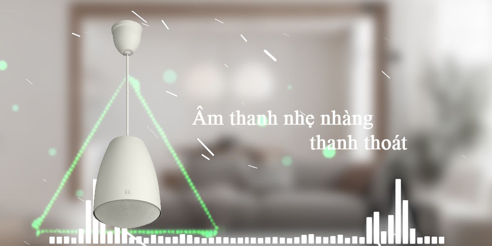 Âm thanh rõ ràng và nhẹ nhàng Toa PE-64