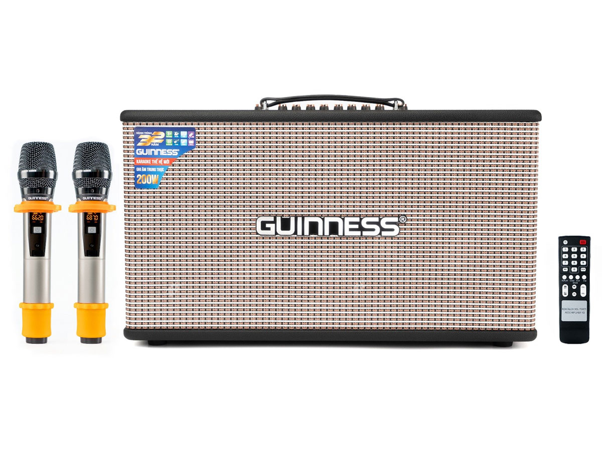 Loa xách tay Guinness GX-325 (2 bass 20cm)