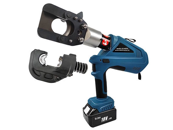 Máy ép cốt kiêm cắt cáp thủy lực dùng pin Changyou EM-400/55 Máy ép cốt kiêm cắt cáp thủy lực dùng pin Changyou EM-400/55