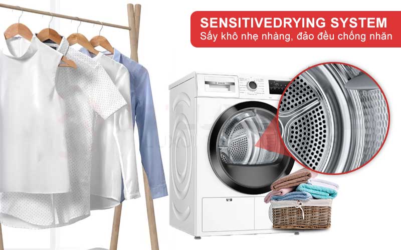 Máy sấy quần áo Bosch  