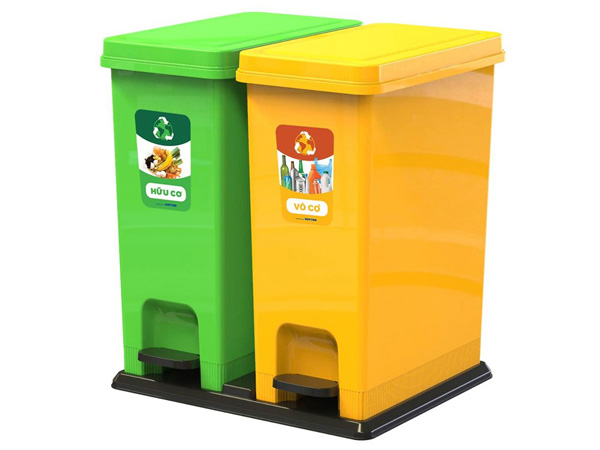 Thùng rác Duy Tân ECO 2 ngăn