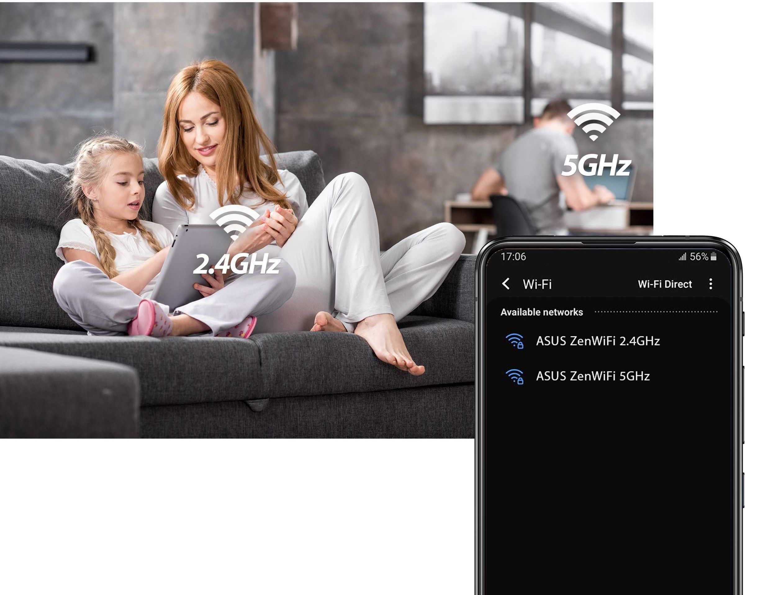 Bộ phát wifi mesh Asus XD4S (B-3-PK) chuẩn AX1800