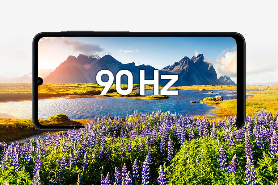 Màn hình 6.7 inch rộng rãi, màu sắc trung thực Điện thoại Samsung Galaxy A07 4GB/128GB