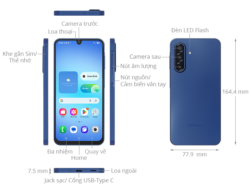 Điện thoại Samsung Galaxy A17 5G 8GB/128GB