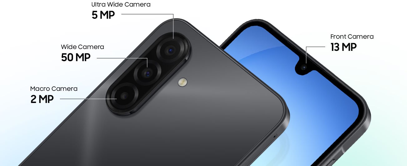 Hệ thống camera 50MP OIS – Ảnh sắc nét, video mượt mà Điện thoại Samsung Galaxy A17 (SM-A175F/DS)