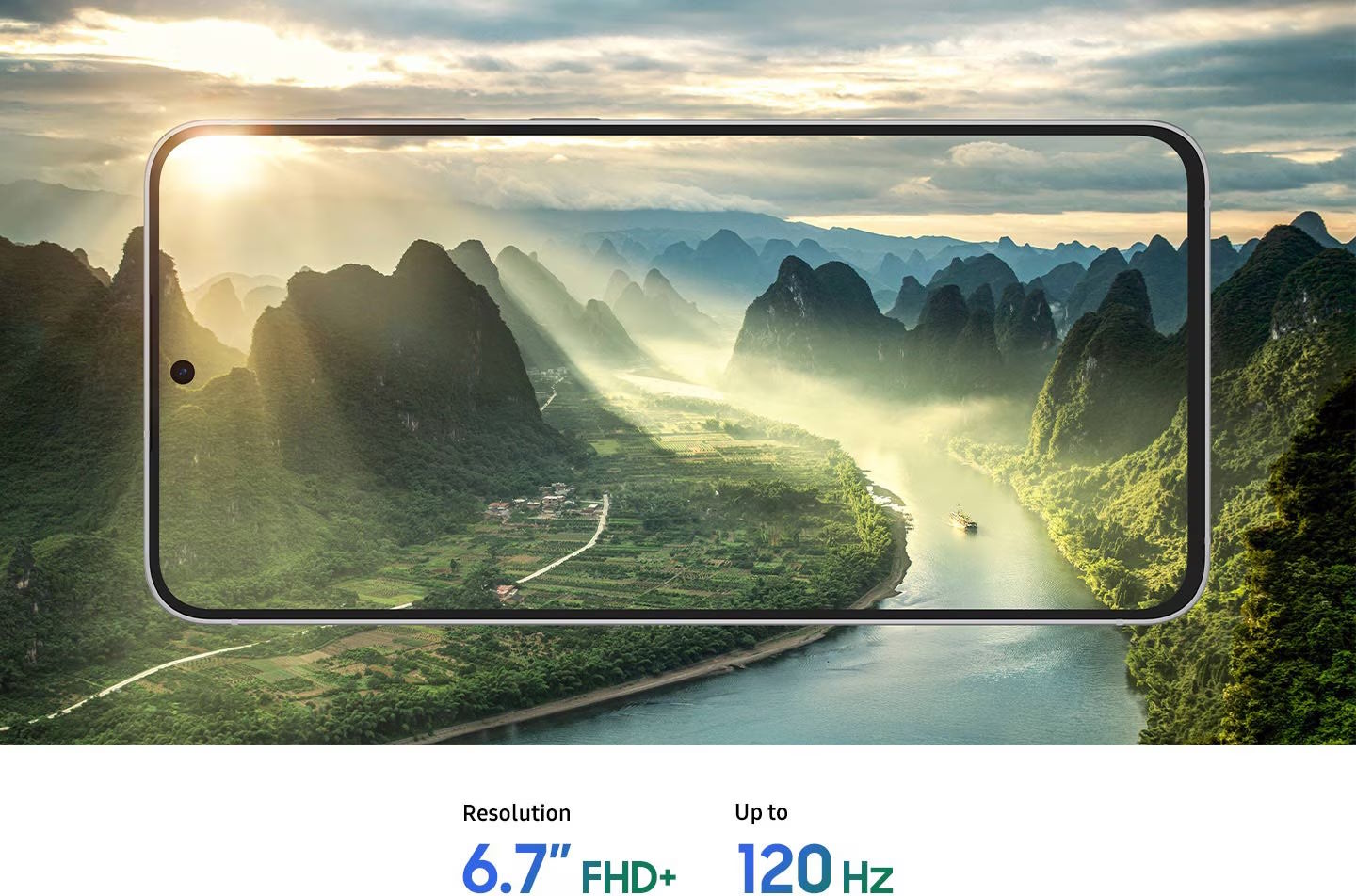 Màn hình Dynamic AMOLED 2X – Hiển thị rực rỡ mọi điều kiện Điện thoại Samsung Galaxy S25 FE 8GB/128GB (SM-S731BB)