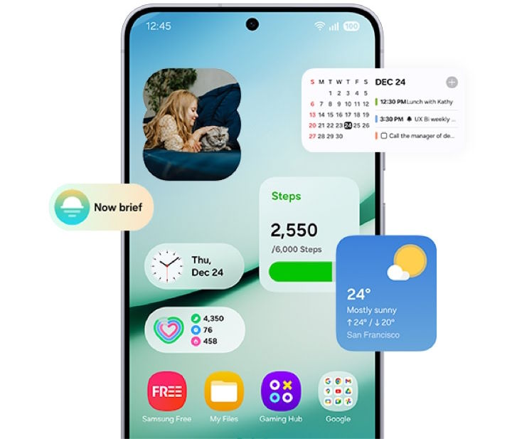 One UI 8.0 – Cá nhân hóa sâu hơn, mượt mà hơn Điện thoại Samsung