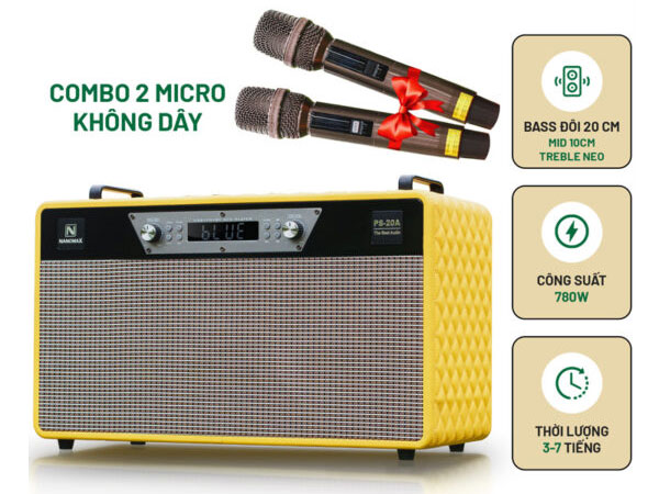 Loa karaoke xách tay Nanomax PS-20A
