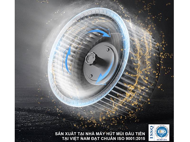 Máy hút mùi có mô tơ bền bỉ Máy hút mùi